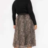 Vero Moda Curve Curve - Nala 7/8 Skirt In Animal Print*Women Skirts & Shorts