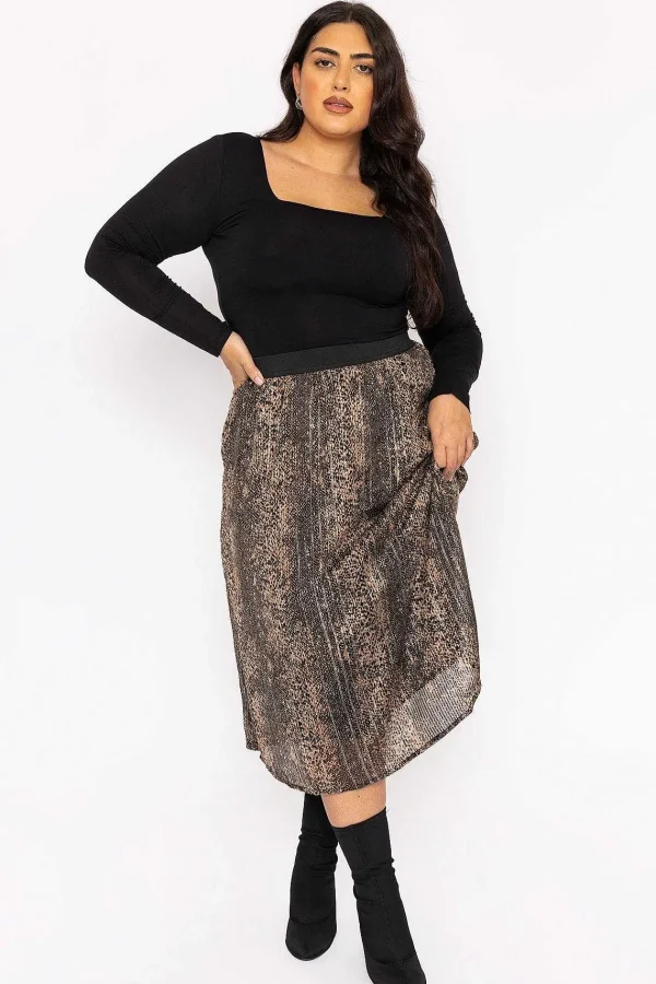 Vero Moda Curve Curve - Nala 7/8 Skirt In Animal Print*Women Skirts & Shorts