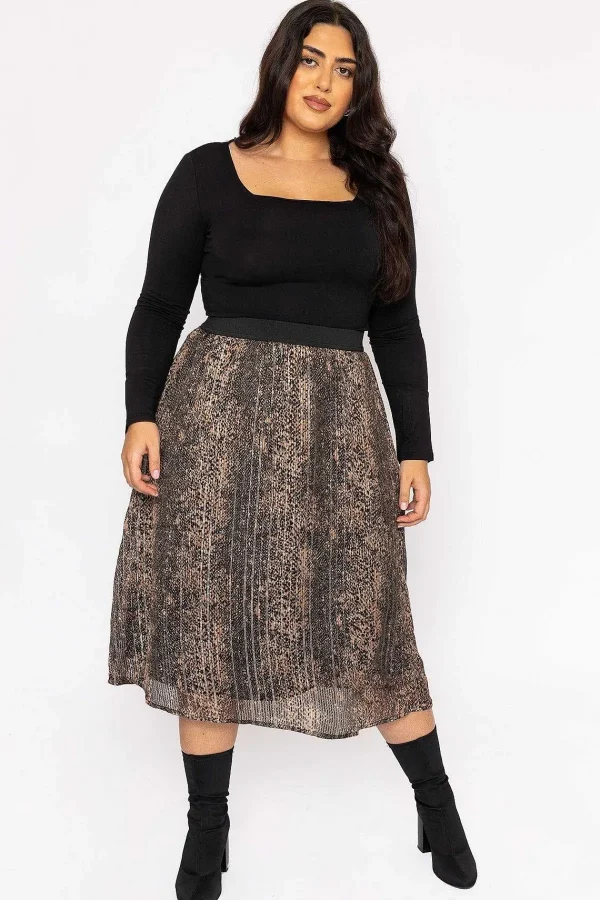 Vero Moda Curve Curve - Nala 7/8 Skirt In Animal Print*Women Skirts & Shorts