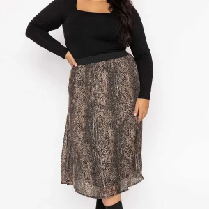 Vero Moda Curve Curve - Nala 7/8 Skirt In Animal Print*Women Skirts & Shorts