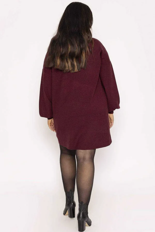 Vero Moda Curve Curve - Nancy Dress In Burgundy*Women Dresses & Jumpsuits