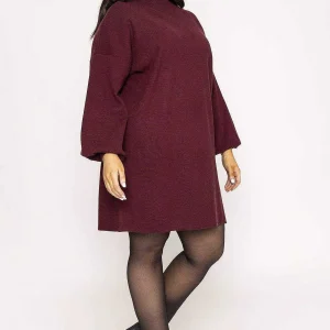 Vero Moda Curve Curve - Nancy Dress In Burgundy*Women Dresses & Jumpsuits