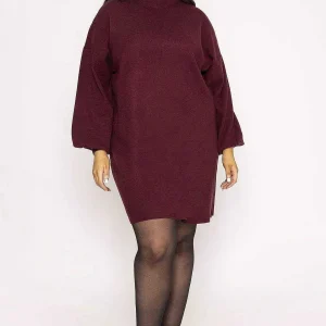 Vero Moda Curve Curve - Nancy Dress In Burgundy*Women Dresses & Jumpsuits