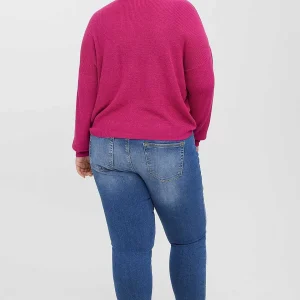 Vero Moda Curve Curve - Tulex Cardigan In Berry*Women Jumpers & Cardigans