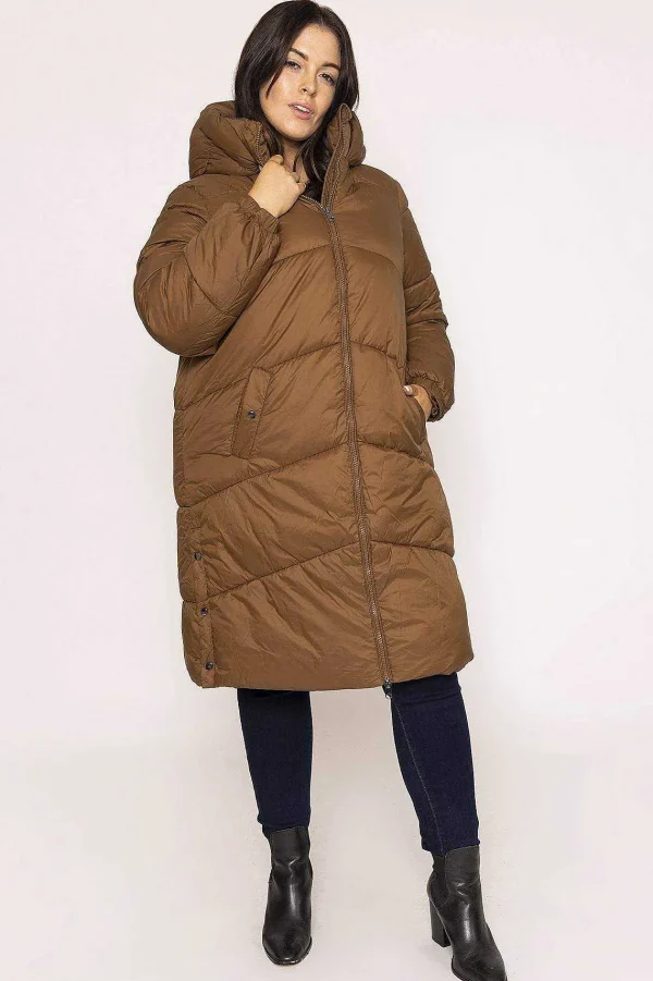 Vero Moda Curve Curve - Upsala Long Jacket In Brown*Women Coats & Jackets