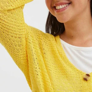 Vero Moda Curve Curve - Whitney Cardigan In Yellow*Women Jumpers & Cardigans