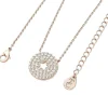 Tipperary Crystal Jewellery Cutout Round Pave Pendant* Boxed Gifts