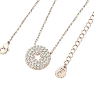 Tipperary Crystal Jewellery Cutout Round Pave Pendant* Boxed Gifts