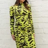 Pala D'oro Sport Cynthia Lime Green Midi Dress*Women Dresses & Jumpsuits