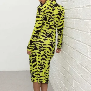 Pala D'oro Sport Cynthia Lime Green Midi Dress*Women Dresses & Jumpsuits