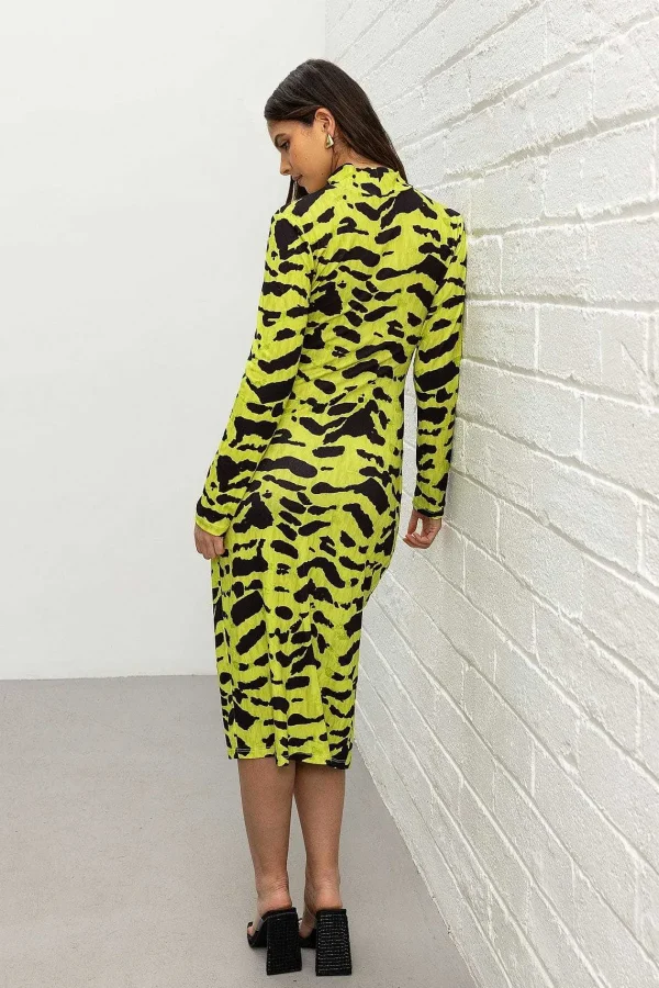 Pala D'oro Sport Cynthia Lime Green Midi Dress*Women Dresses & Jumpsuits