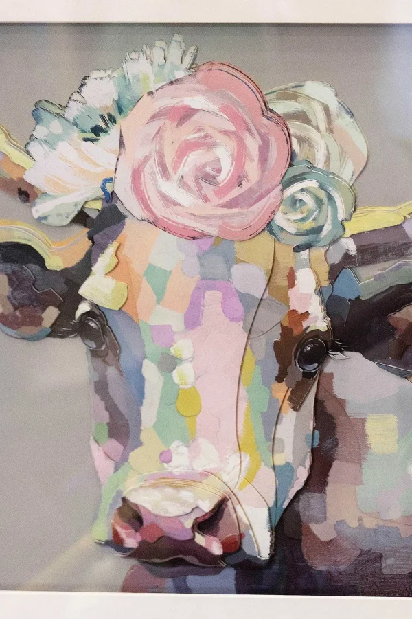 Carraig Donn HOME 3D Pretty Cow Wall Art* Homeware