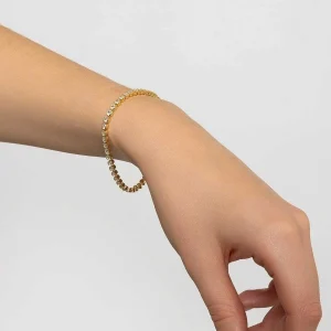 Knight & Day Dakota Gold Tennis Bracelet* Jewellery