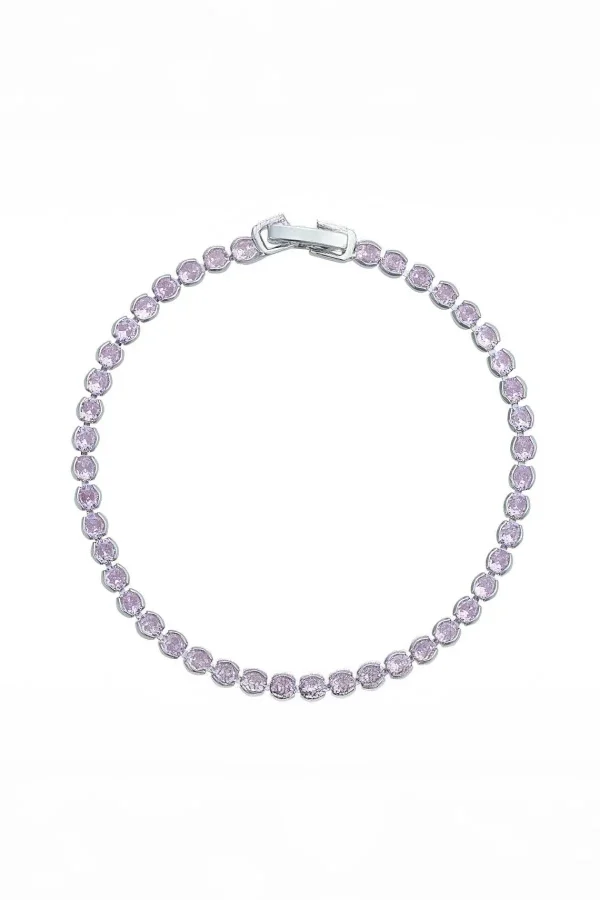 Knight & Day Dakota Pink Tennis Bracelet* Jewellery