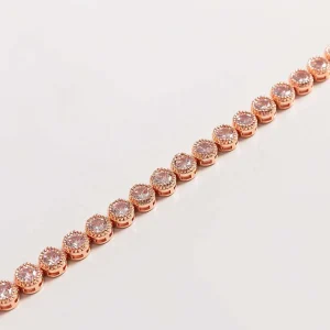 Knight & Day Danna Rose Gold Tennis Bracelet* Jewellery
