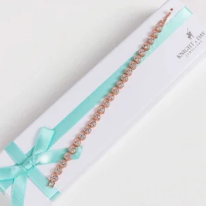Knight & Day Danna Rose Gold Tennis Bracelet* Jewellery