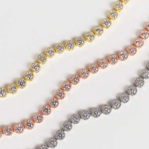 Knight & Day Danna Rose Gold Tennis Bracelet* Jewellery