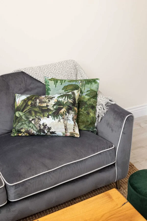 Carraig Donn HOME Dark Jungle Print Cushion* Homeware