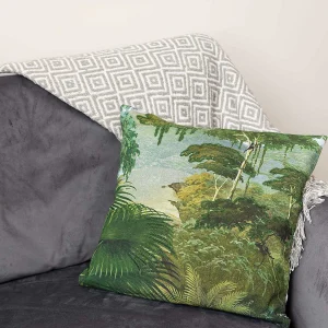 Carraig Donn HOME Dark Jungle Print Cushion* Homeware