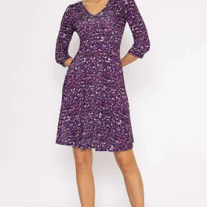 J'aime la Vie Deirdre Dress In Magenta Print*Women Dresses & Jumpsuits