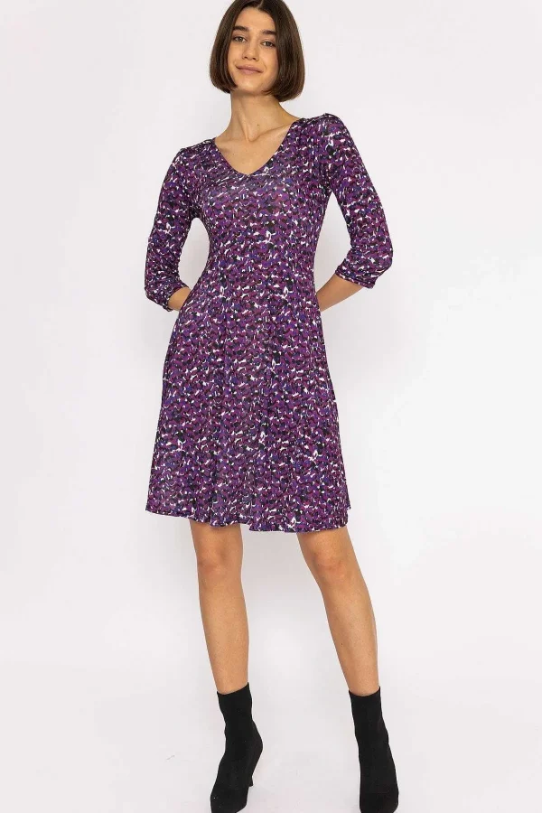 J'aime la Vie Deirdre Dress In Magenta Print*Women Dresses & Jumpsuits