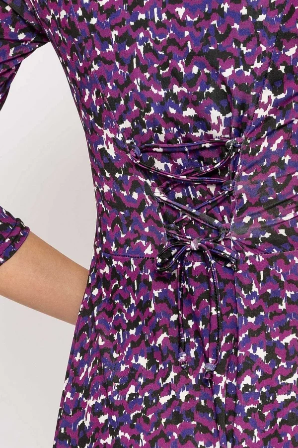 J'aime la Vie Deirdre Dress In Magenta Print*Women Dresses & Jumpsuits