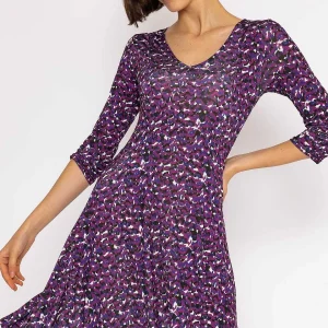 J'aime la Vie Deirdre Dress In Magenta Print*Women Dresses & Jumpsuits