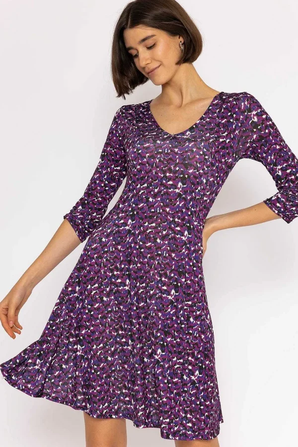 J'aime la Vie Deirdre Dress In Magenta Print*Women Dresses & Jumpsuits