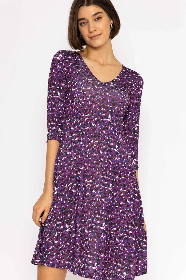 J'aime la Vie Deirdre Dress In Magenta Print*Women Dresses & Jumpsuits