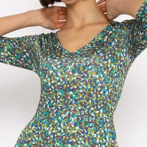 J'aime la Vie Deirdre Dress In Teal Print*Women Dresses & Jumpsuits