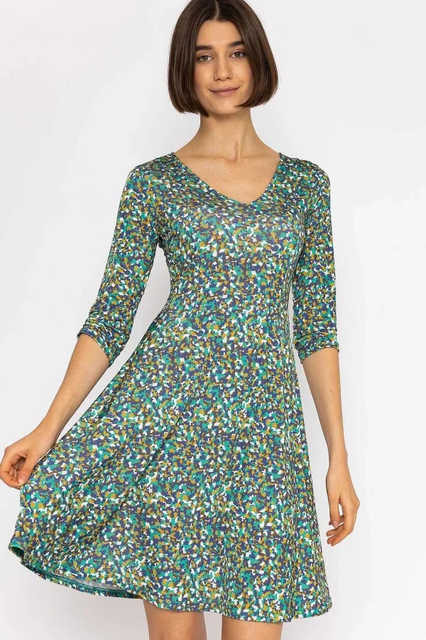 J'aime la Vie Deirdre Dress In Teal Print*Women Dresses & Jumpsuits