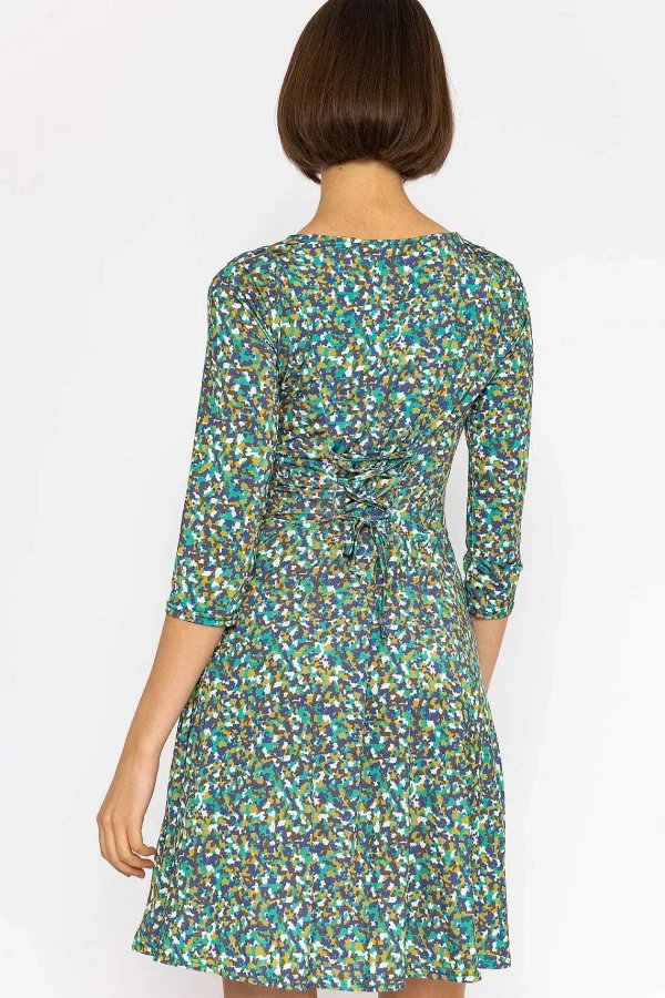 J'aime la Vie Deirdre Dress In Teal Print*Women Dresses & Jumpsuits