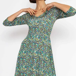 J'aime la Vie Deirdre Dress In Teal Print*Women Dresses & Jumpsuits
