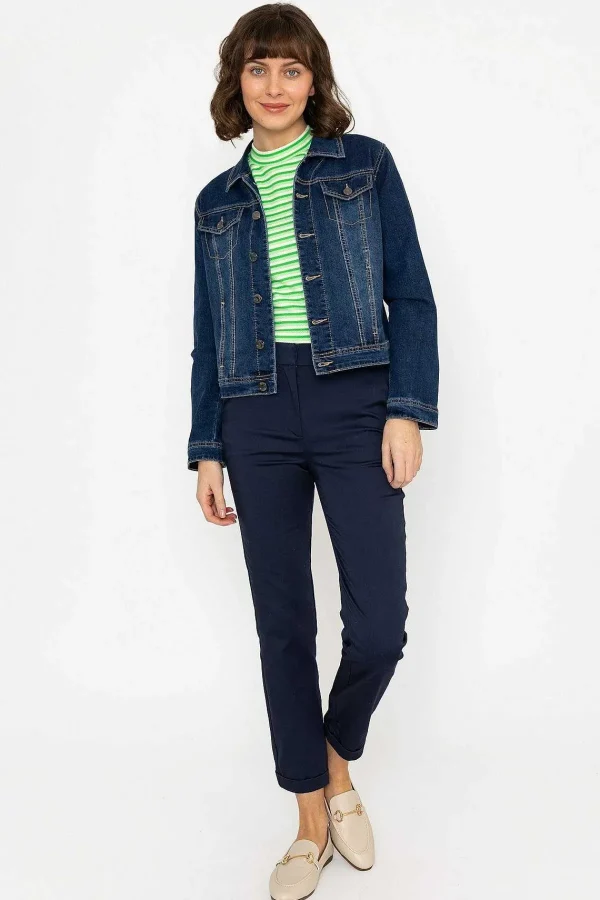 Kelly & Grace Weekend Denim Jacket In Indigo*Women Coats & Jackets