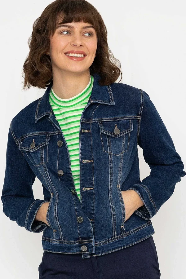 Kelly & Grace Weekend Denim Jacket In Indigo*Women Coats & Jackets