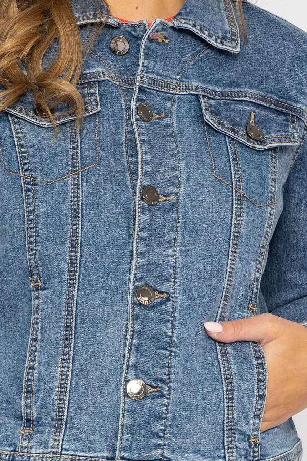 Kelly & Grace Weekend Denim Jacket In Medium Blue*Women Coats & Jackets