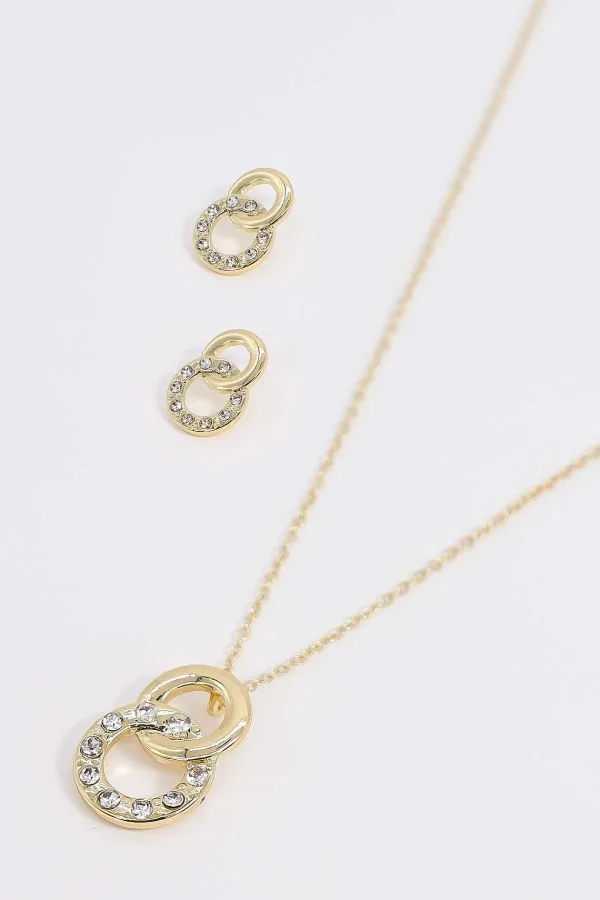 Joularie Double Circle Earrings* Earrings