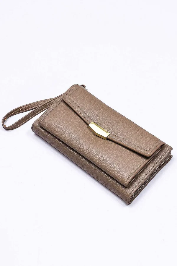 SOUL Accessories Double Compartment Purse In Beige* Purses & Wallets
