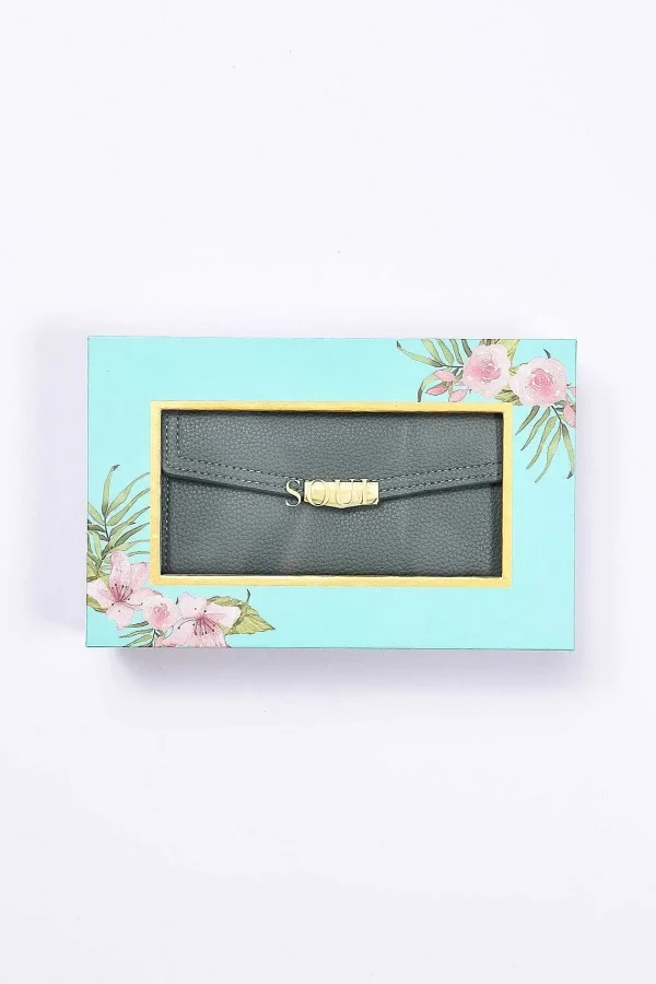 SOUL Accessories Double Compartment Purse In Teal* Purses & Wallets