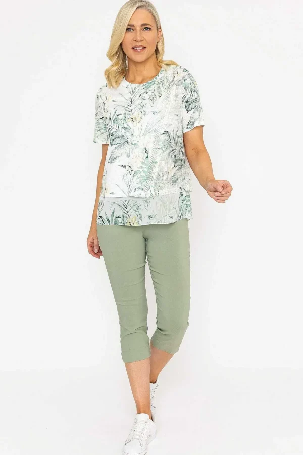 Voulez Vous Double Layer Burnout & Mesh Top*Women Tops & Blouses