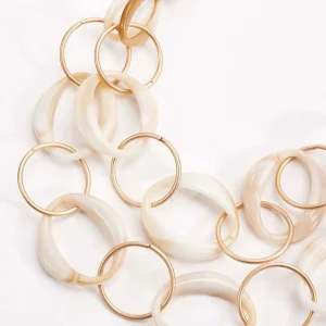 Soul Jewellery Double Layered Beige Hoop Necklace*Women As Seen On Social