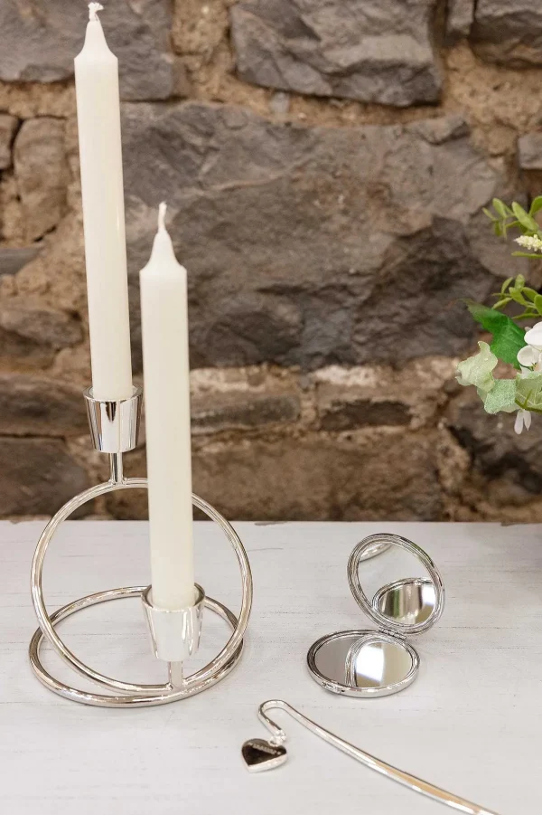 Newbridge Silverware Double Taper Candle Holder* Homeware