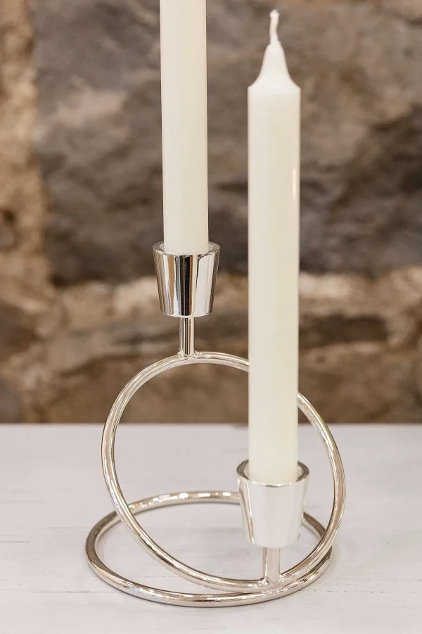 Newbridge Silverware Double Taper Candle Holder* Homeware