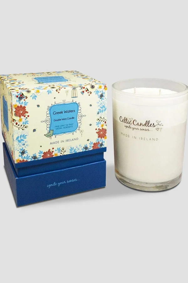 Celtic Candles Double Wick Greek Water Candle* Homeware