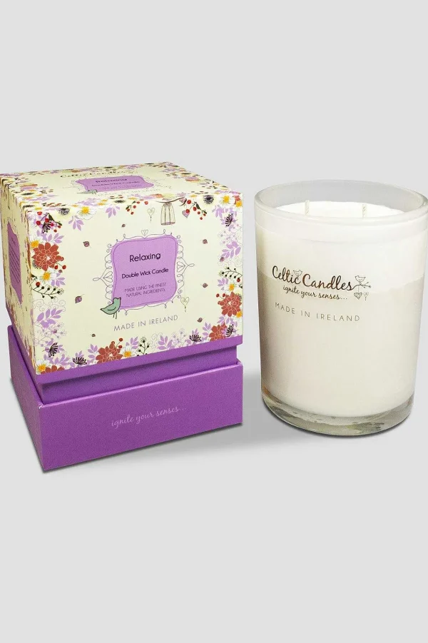 Celtic Candles Double Wick Relaxing Candle* Homeware