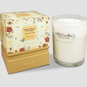 Celtic Candles Double Wick Spiced Mimosa Candle* Homeware