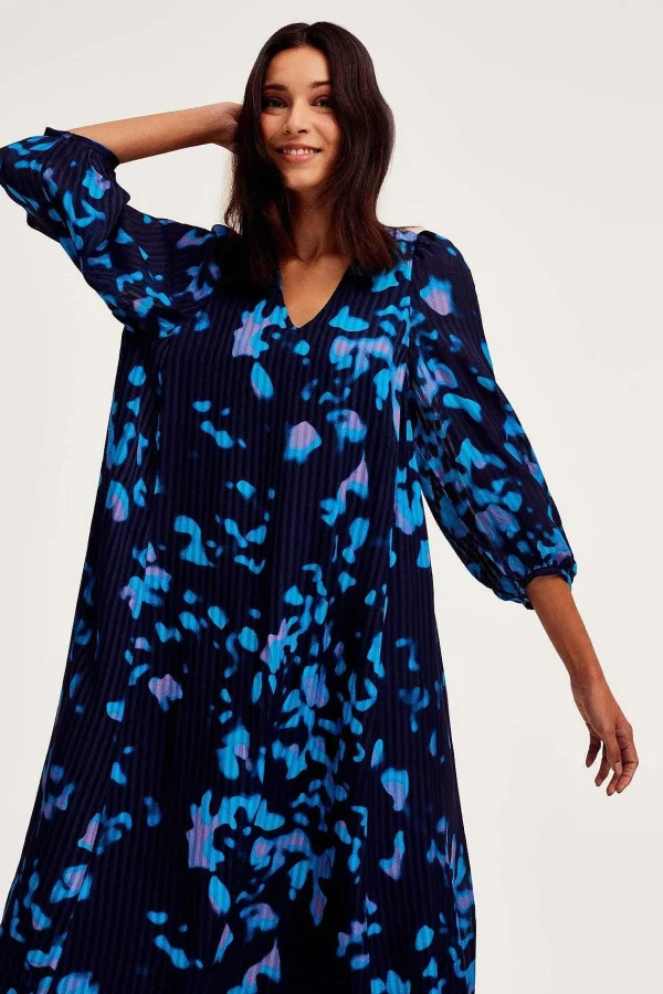 Cks Fashion Duco Pleated Midi Dress In Dark Blue*Women Dresses & Jumpsuits