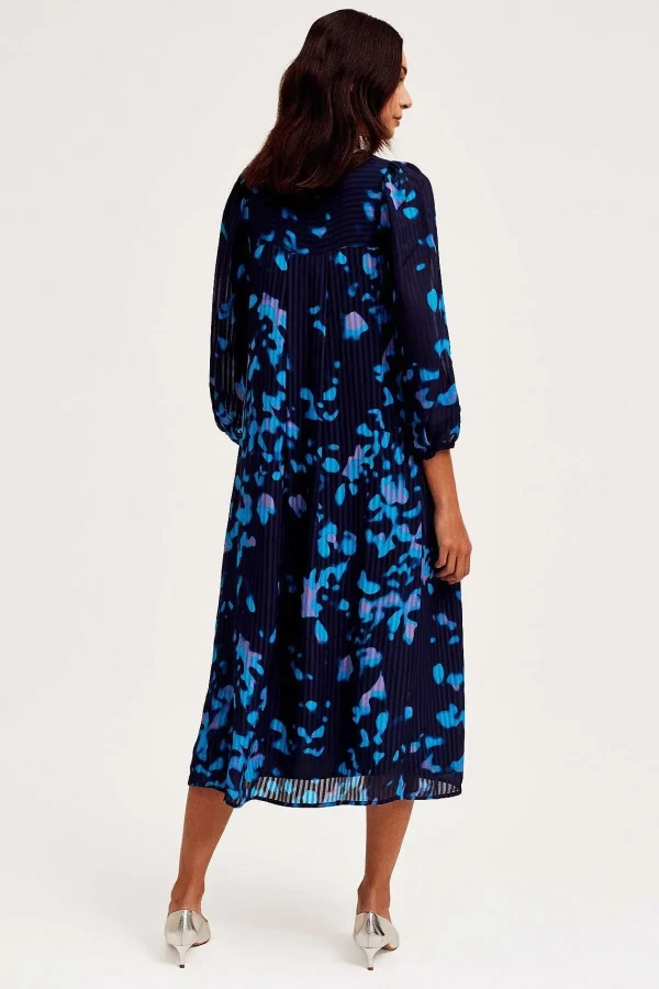 Cks Fashion Duco Pleated Midi Dress In Dark Blue*Women Dresses & Jumpsuits