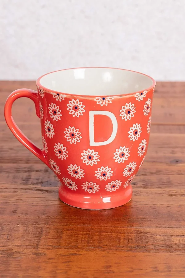 Carraig Donn HOME Eclectic Alphabet Mug D* Homeware