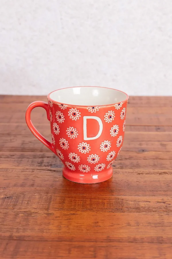 Carraig Donn HOME Eclectic Alphabet Mug D* Homeware